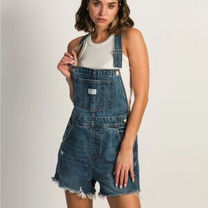 Women's Blue Denim Overalls